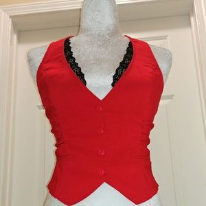 Body Central red vest